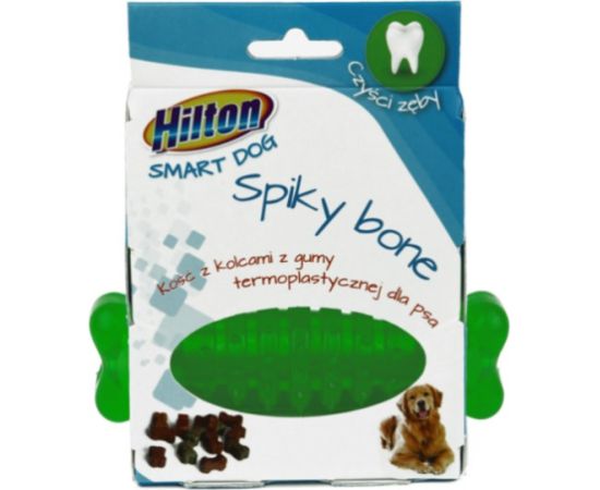 HILTON Dog spiky bone - Dog toy - 12 cm