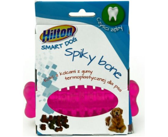 HILTON Dog spiky bone - Dog toy - 12 cm