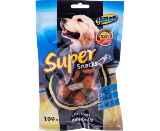 HILTON Chicken dumbbells - Dog treat - 100 g