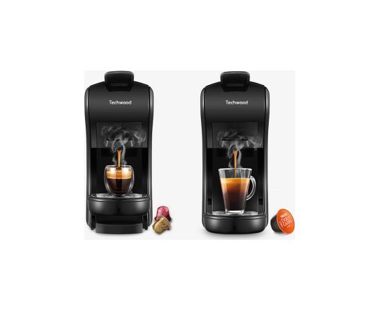 Capsule coffee maker  Techwood TCA-196N (black)