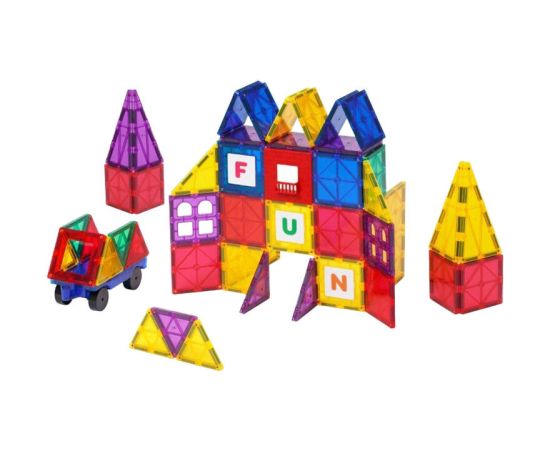 Magnetic tiles 3D Playmags 158 - 60 pcs set