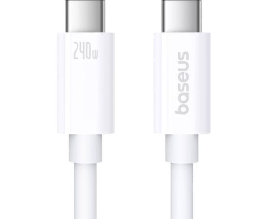 fast Charging Cable Baseus Superior 2 USB-C to USB-C 240W, 1,8m (white)