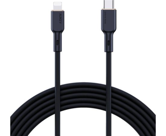 USB-C to Lightning Cable Aukey CB-SCL1, 27W, 1m (black)