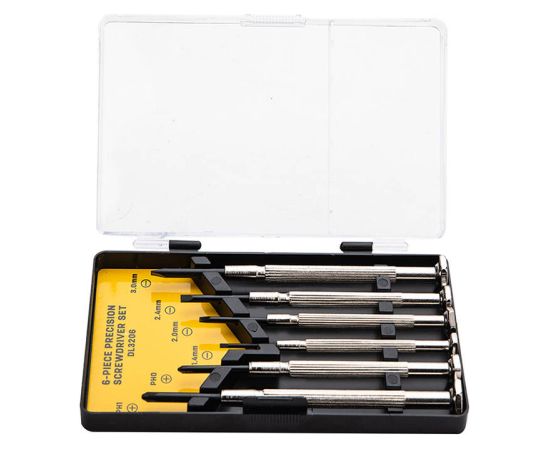 Precision Screwdriver set 6 pcs Deli Tools EDL3206