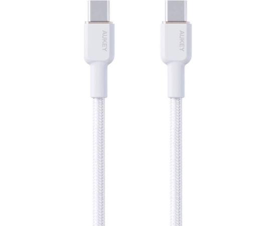 USB-C to USB-C Cable Aukey CB-NCC2, 60W, 1.8m (white)