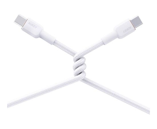 USB-C to USB-C Cable Aukey CB-NCC2, 60W, 1.8m (white)