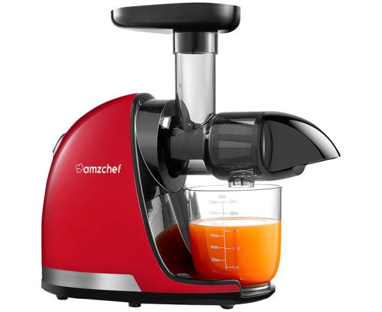 Slow Juicer AMZCHEF 1501-RD (Red)