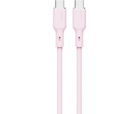 USB-C to USB-C Cable Aukey CB-SCC102, 100W, 1.8m (pink)