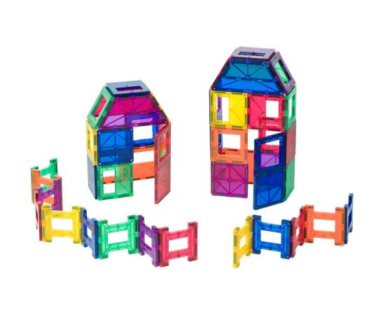 Magnetic tiles 3D Playmags 161 - 48 pcs set