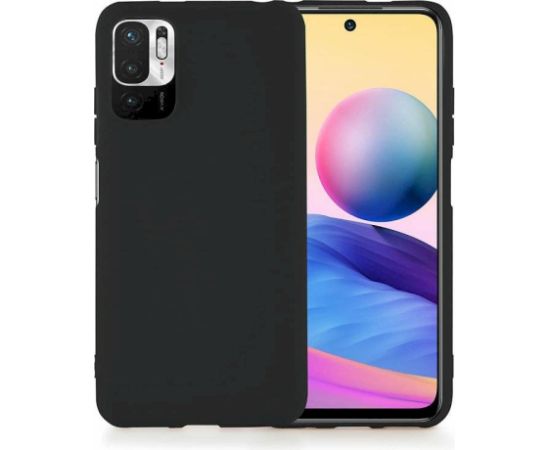 Fusion soft matte case silikona aizsargapvalks Xiaomi Redmi Note 10 5G | Poco M3 Pro melns