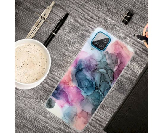 Fusion marble silikona aizsargapvalks Samsung A125 Galaxy A12 (dizains h)