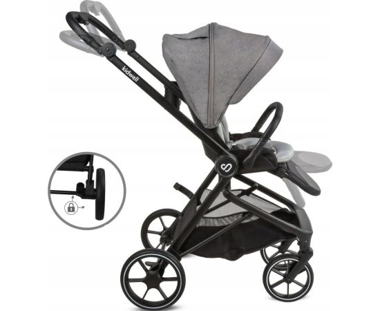 Daudzfunkcionālie rati 2in1 KinderKraft Kidwell Velmont VELMONT GRAY 5906601700569