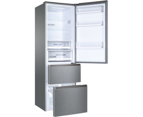 Haier 3D 60 Serie 5 HTR5619ENMG Freestanding 348 L E Silver