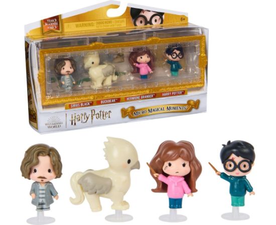 Spin Master Harry Potter: Micro Magical Moments - Sirius Black/Buckbeak/Hermine Granger/Harry Potter Figure Set (6069429)