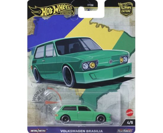 Mattel Hot Wheels Premium: Car Culture - Volkswagen Brasilia Vehicle (HRV82)