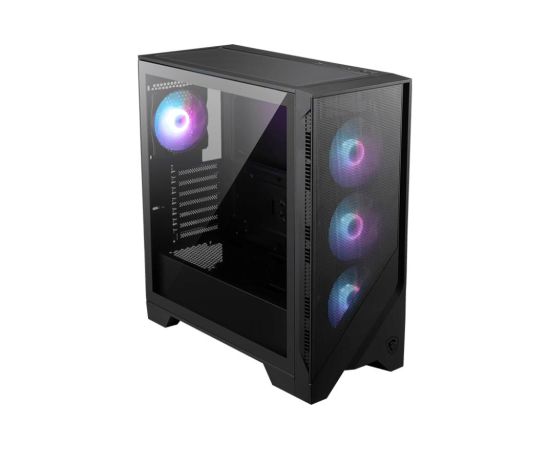 Case MSI MAG FORGE 321R AIRFLOW MidiTower Case product features Transparent panel ATX MicroATX MiniITX Colour Black MAGFORGE321RAIRFLOW