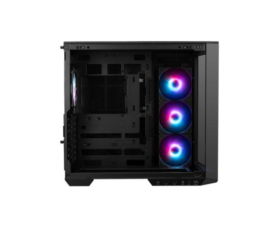 Case MSI MAG PANO 100R PZ MidiTower Case product features Transparent panel ATX MicroATX MiniITX Colour Black MAGPANO100RPZ