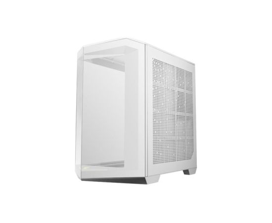 Case MSI MAG PANO 100R PZ MidiTower Case product features Transparent panel ATX MicroATX MiniITX Colour White MAGPANO100RPZWHITE