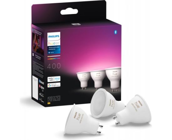 Smart Light Bulb PHILIPS Power consumption 4.2 Watts Luminous flux 400 Lumen 6500 K Bluetooth/ZigBee Beam angle 40 degrees 929003666503