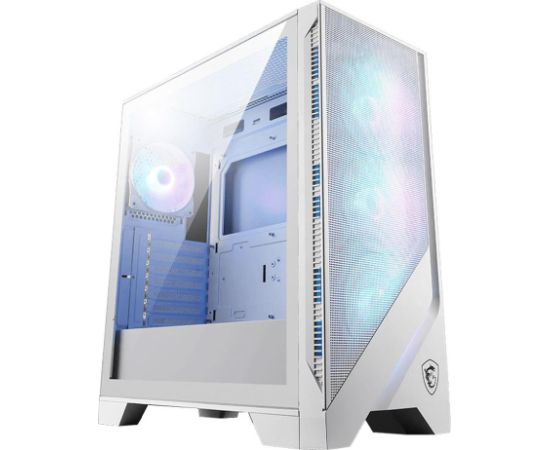 Case MSI MAG FORGE 320R AIRFLOW MidiTower Case product features Transparent panel ATX MicroATX MiniITX Colour White MAGFORGE320RAIRFLOWWH