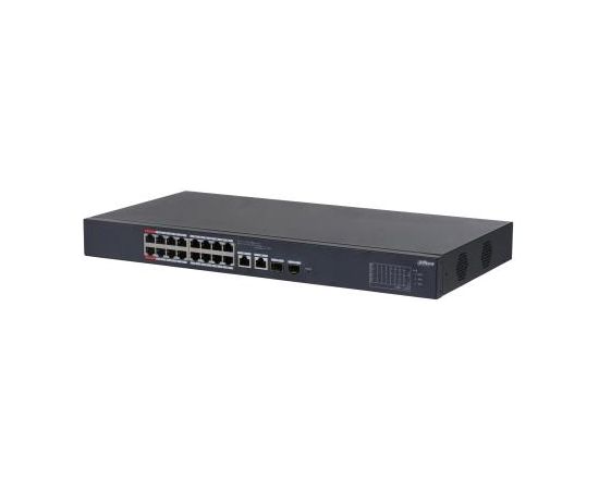 Switch DAHUA Type L2 Desktop/pedestal Rack PoE ports 16 CS4218-16ET-135