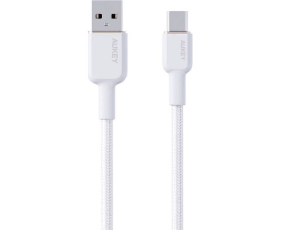 USB-A to USB-C Cable Aukey CB-NAC2, 60W, 1.8m (white)