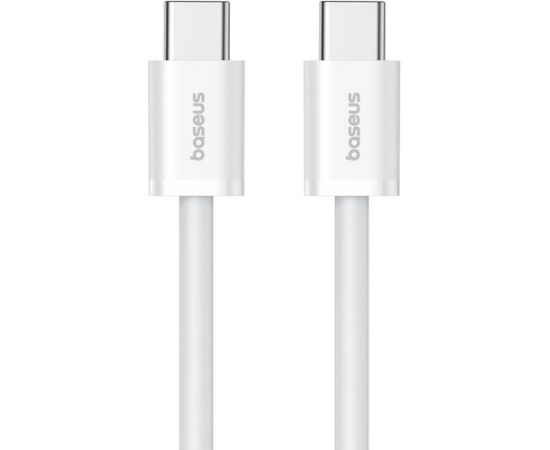 Kabel szybkiego ładowania USB-C do USB-C Baseus Superior 2 100W 2m (biały)