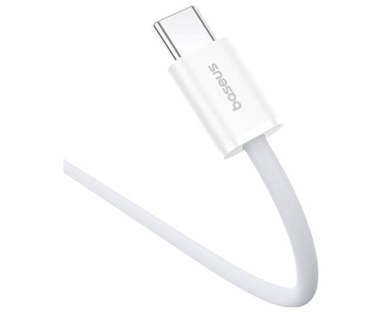 Kabel szybkiego ładowania USB-C do USB-C Baseus Superior 2 100W 2m (biały)