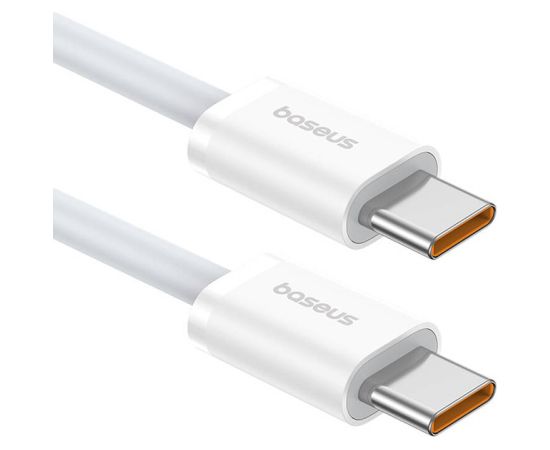 Kabel szybkiego ładowania USB-C do USB-C Baseus Superior 2 100W 2m (biały)