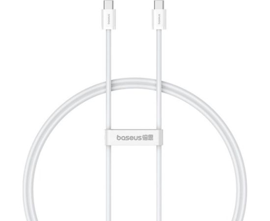 Kabel szybkiego ładowania USB-C do USB-C Baseus Superior 2 100W 1m (biały)