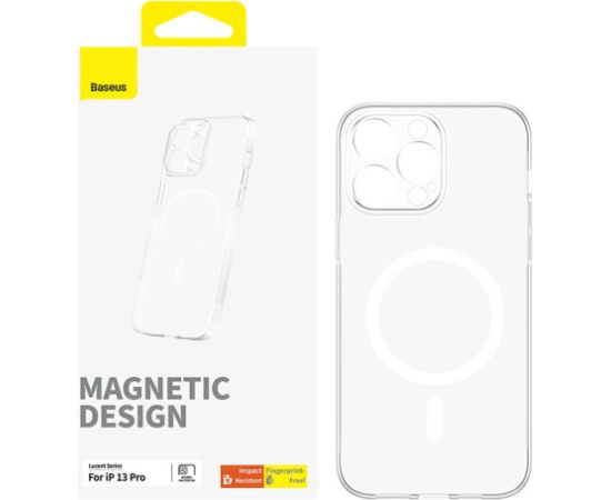 Magnetic Phone Case for iP 13 PRO Baseus OS-Lucent Series (Clear)