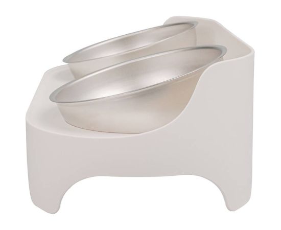 Bowls for dogs and cats Paw In Hand (White)