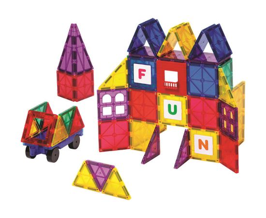 Magnetic tiles 3D Car Playmags 152 - 50 pcs set