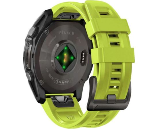 Tech-Protect ремешок для часов Silicone Garmin fenix 5X/5X Plus/6X/6X Pro/7X/8 51 мм, lime