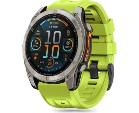 Tech-Protect ремешок для часов Silicone Garmin fenix 5X/5X Plus/6X/6X Pro/7X/8 51 мм, lime