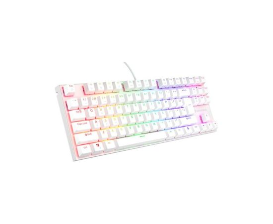 Klaviatūra Genesis Thor 303 TKL RGB white Outemu Peach Silent