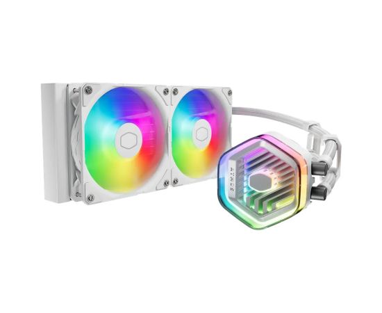 COOLER MASTER CHŁODZENIE WODNE MasterLiquid 240 Atmos ARGB White