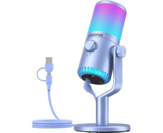 Maono DM30RGB  Microphone Purple