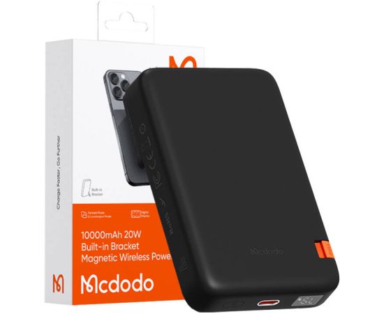 Mcdodo MC-5101 Magnetic Power Bank with Stand 10000mAh, 20W (black)