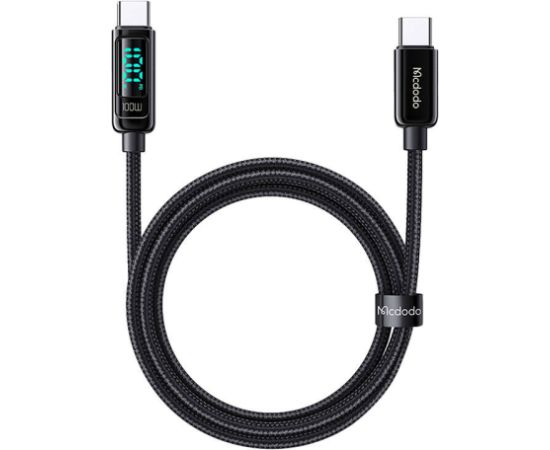 Mcdodo CA-8820 100W USB-C to USB-C cable, 1.2m (black)