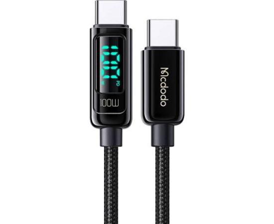 Mcdodo CA-8820 100W USB-C to USB-C cable, 1.2m (black)