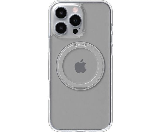 Torras Ostand Pro Case for iPhone 16 Pro (Transparent)