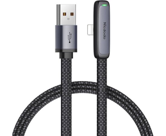 Mcdodo CA-2791 USB to lightning angle cable, 1.8m (black)