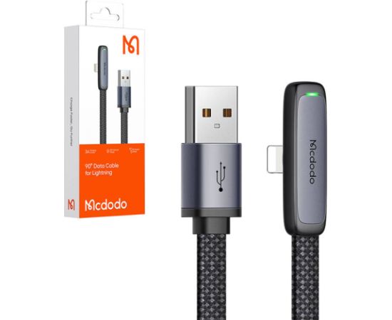 Mcdodo CA-2791 USB to lightning angle cable, 1.8m (black)