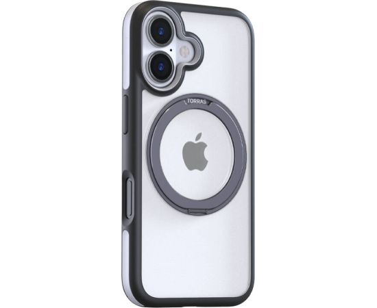 Case Torras Ostand R Fusion dla iPhone 16 Plus (Czarne)