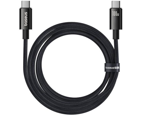 Baseus Cable USB Tungsten Gold USB-C to USB-C 100W 1,5m (black)