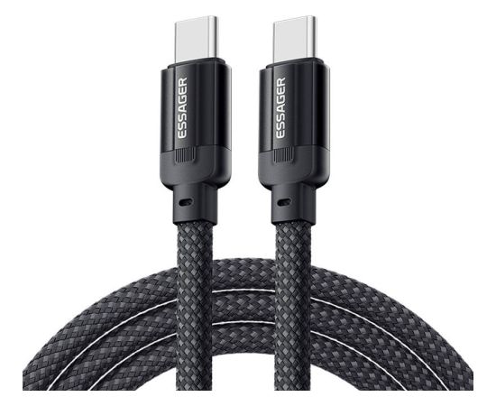 USB-C to USB-C cable, Essager, EXCTT3-YS01-P, 240W, 1m (black)