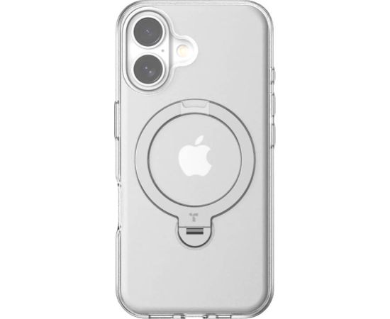 Torras Ostand Spin Case for iPhone 16 (Transparent)