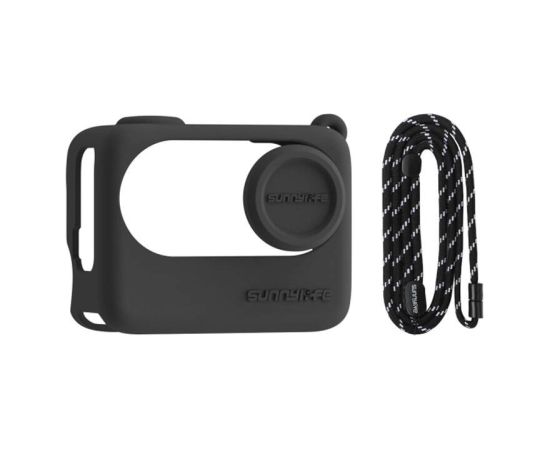 Lanyard + Silicone Case Sunnylife for Insta360 GO 3S (black)