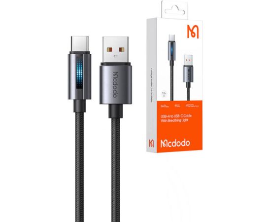 Mcdodo CA-5180 USB-A to USB-C cable, 1.2m (black)